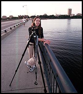 Blair on Harvard bridge