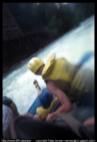 rafting blurry