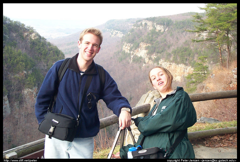 Chris and Kim at the overlook