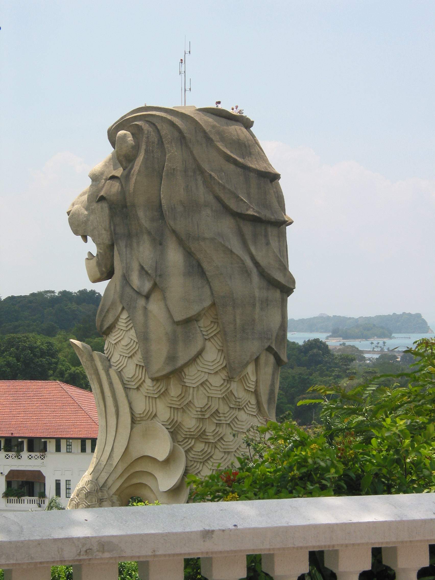 the Merlion (mermaid + lion, don't ask me)