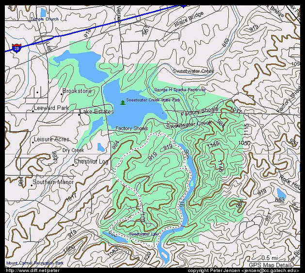 Mapsource tracklog from my Garmin eTrex Vista GPS