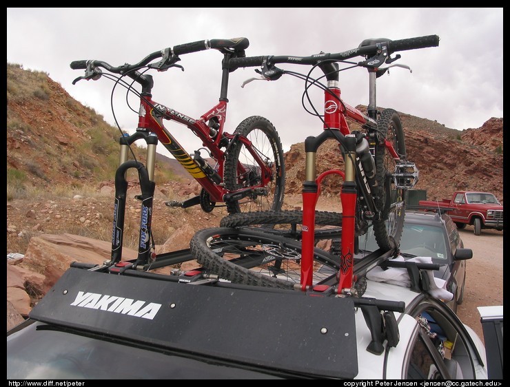bikes w/ fancy wheel mounts
