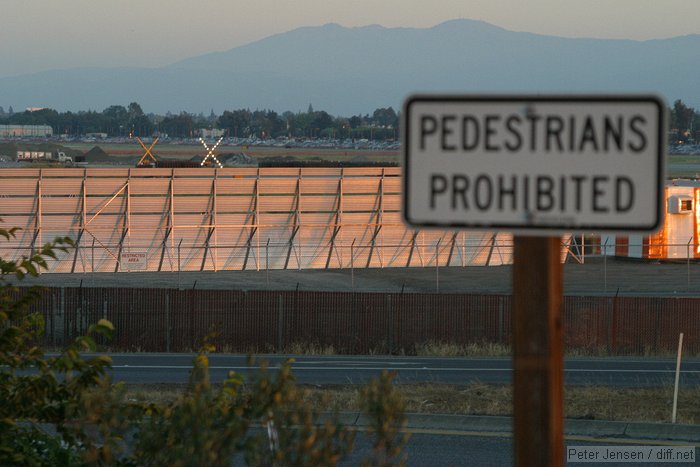 pedestrians prohibited