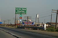 Lerdo Highway / Shafter