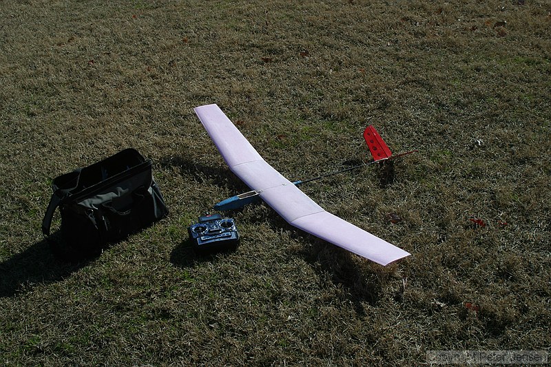 bad pictures of my Terminator HLG at the IC field before maiden flight
