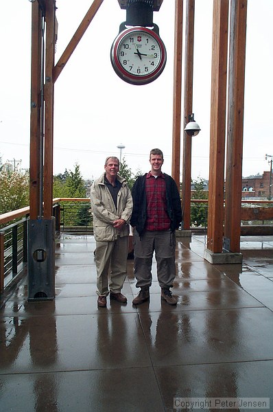 Paul and Peter at the Seattle REI