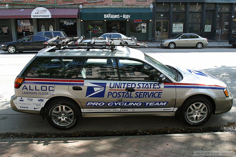 USPS cycling was in town
