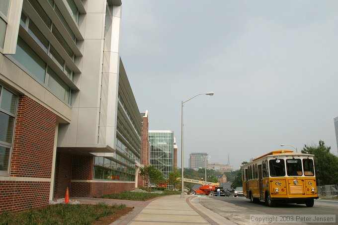 Whitaker Building and "Tech Trolley"