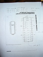part of the data sheet for the serial line level converter in the Belkin