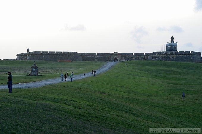 El Morro -- and some very nice kite flying fields