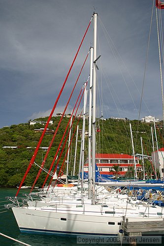 Sunsail yachts on A-dock