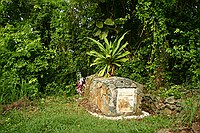 Joseph Adams grave, one of the residents of Tortola