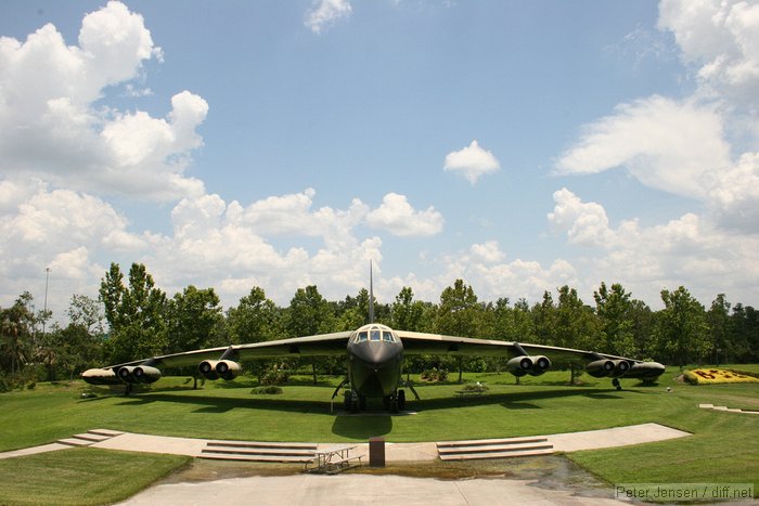 standard B-52 front view