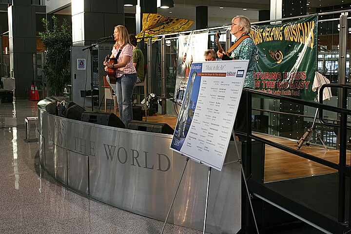 live music in the Austin Airport