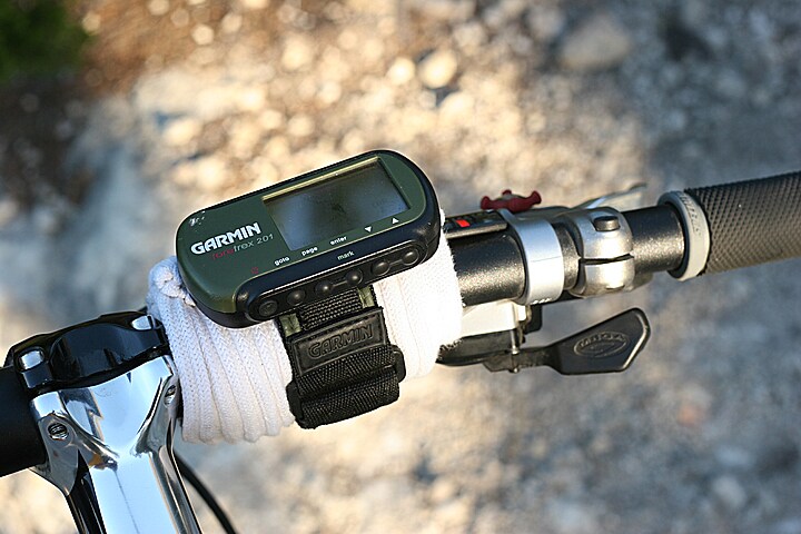 gps mount made with a sock