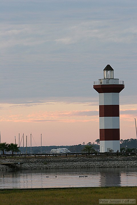 lighthouse near Seven Coves