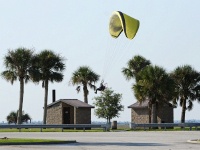 some powered parachute folks out for a morning spin (weather was perfect for that sort of thing)