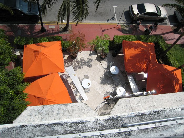 hotel patio