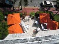 hotel patio