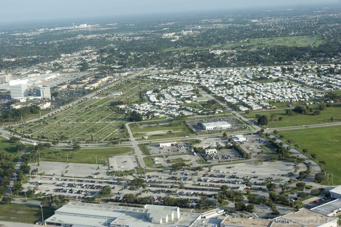 trailer parks in downtown Melbourne and the airport