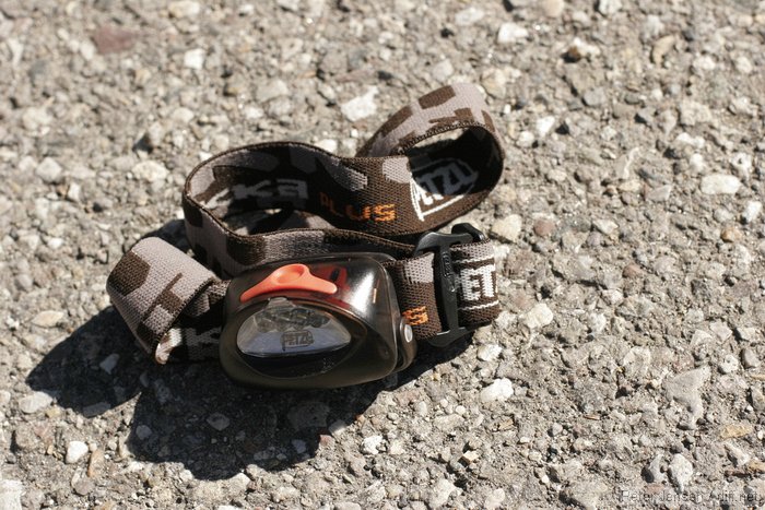 Petzl Tikka+ headlamp - useful, but lighter models that don't use 3AAAs are available now.