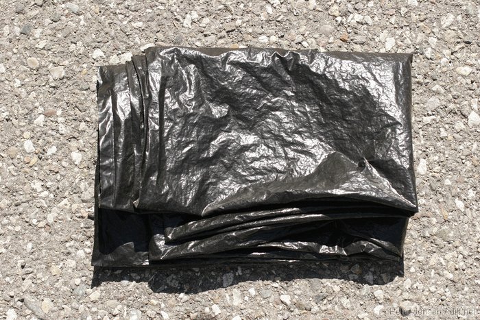 trash compactor bag for sleeping bag, pad, and clothes
