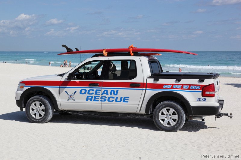 ocean rescue truck