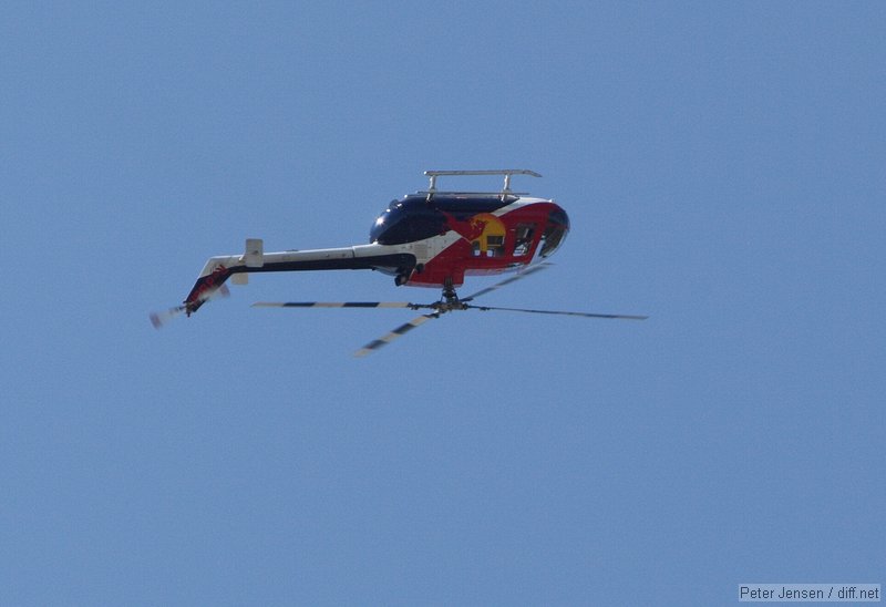 Chuck Aaron / Red Bull BO-105 CBS aerobatic helicopter