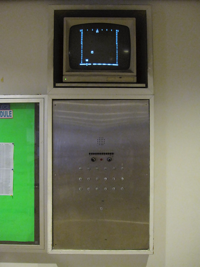 old elevator/space invaders display