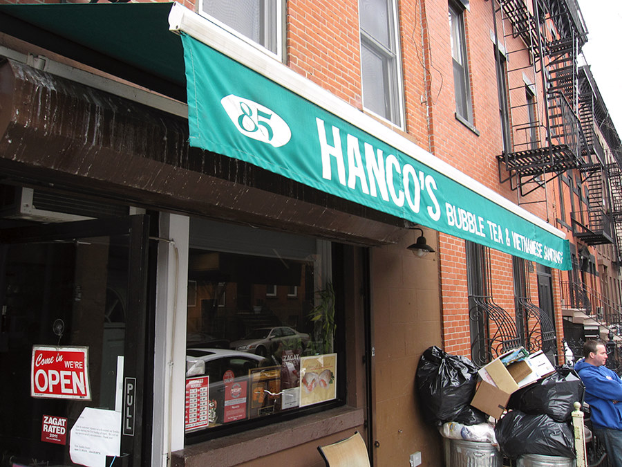 Hanco's bubble tea nad Vietnamese sandwiches - recommended by a woman on the street and excellent!