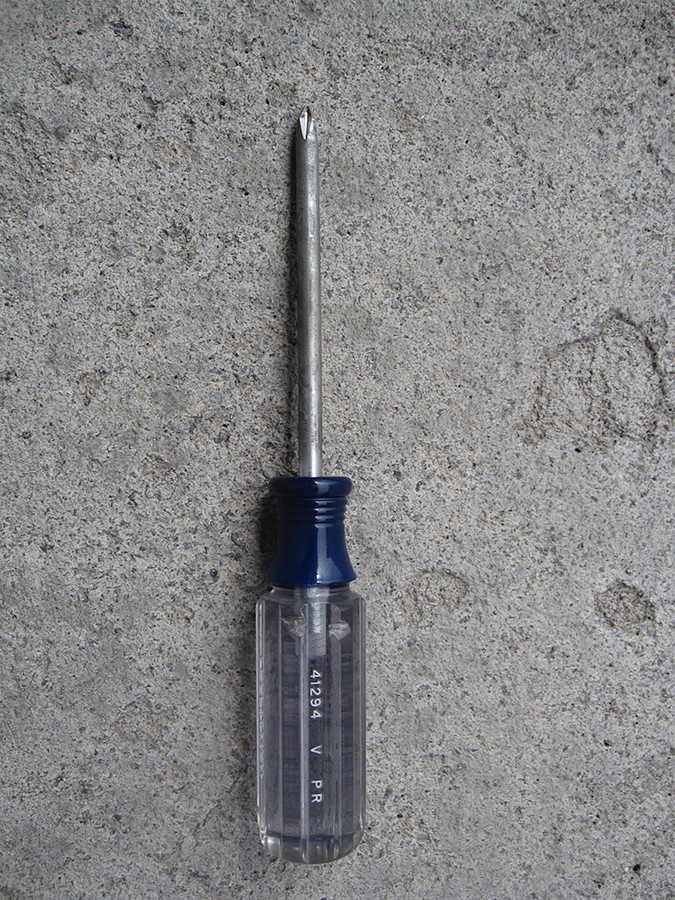 Craftsman 41294 screwdriver used to keep engine from turning while tightening down crankshaft pulley bolt.