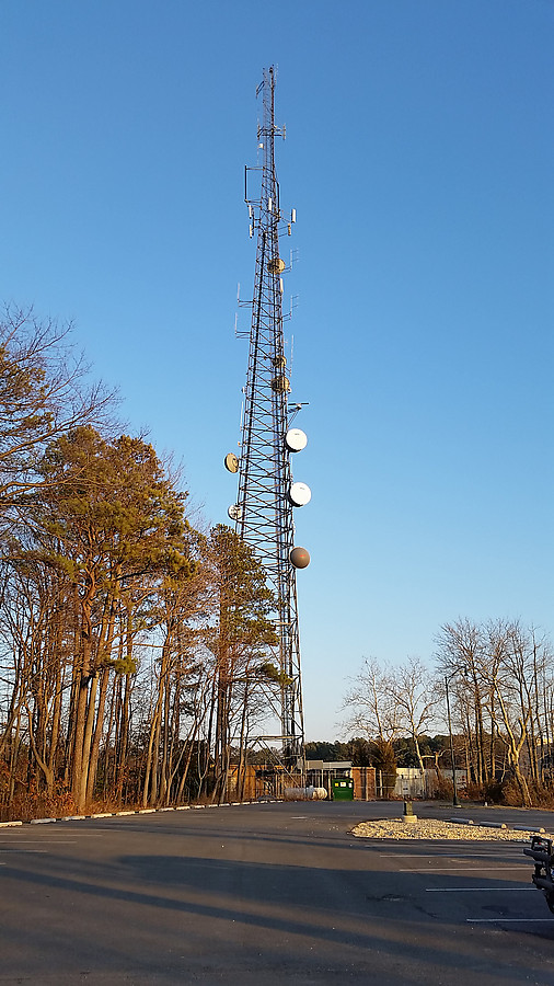 tower at Matapeake with radar and bay camera from MLEIN system