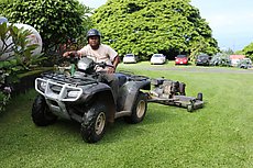 ATV mowing
