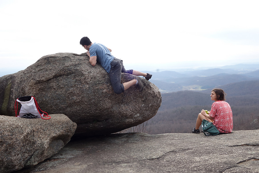 nice guy topping out on the boulder of spousal disapproval