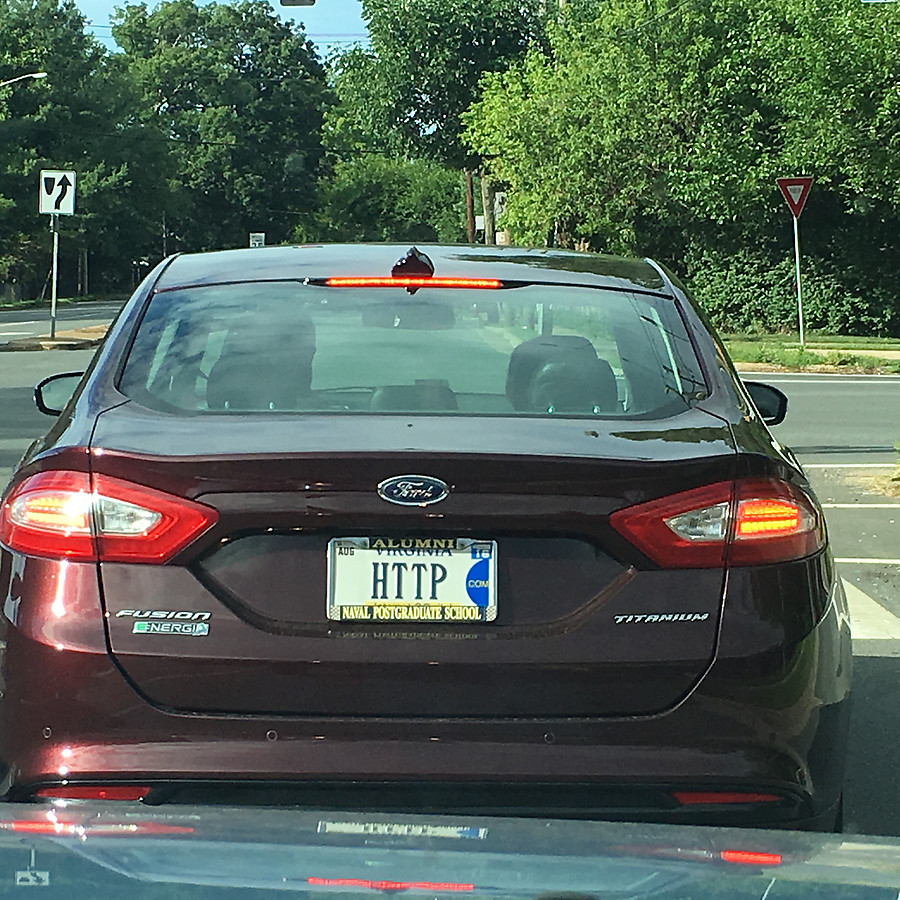 HTTP license plate