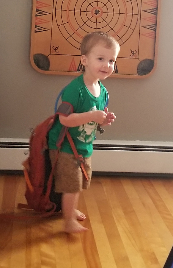 ready to go hiking!