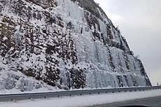 Sideling Hill cut ice