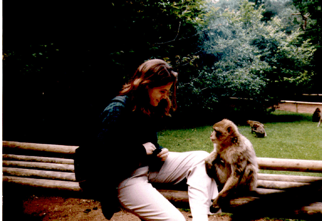 Andrea at zoo