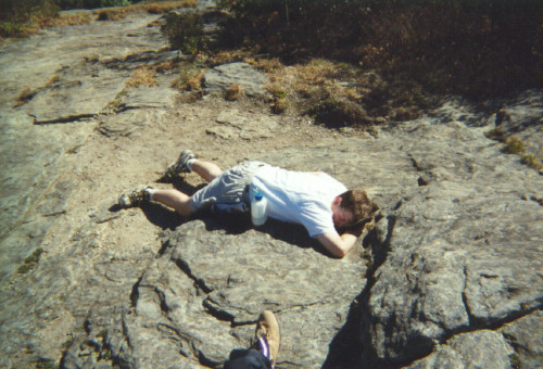 brian napping on blood mountain