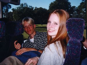 Dave Jordan on bus