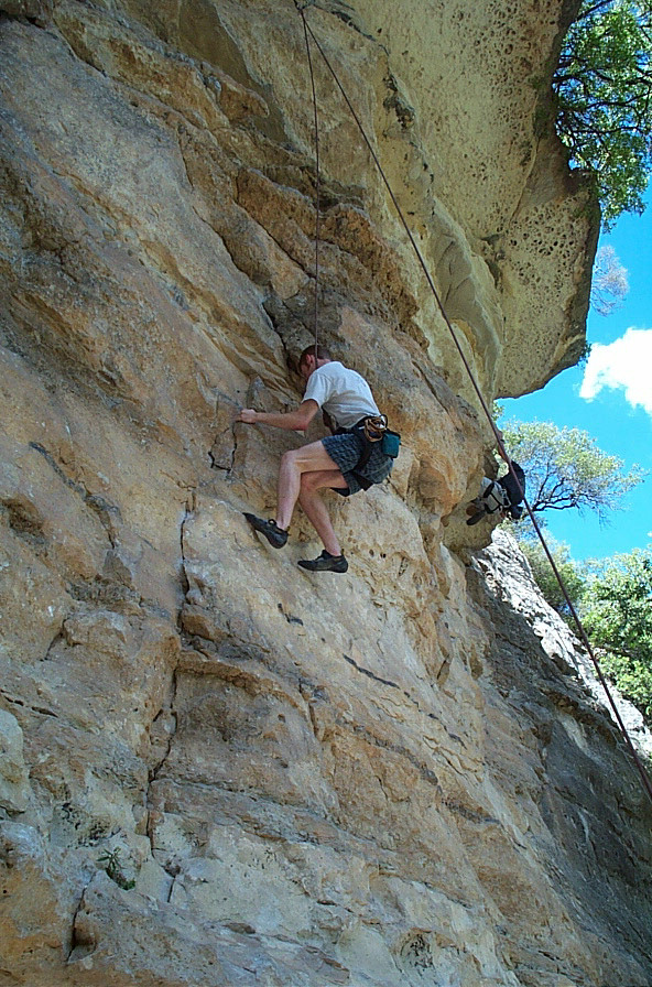 2000 08 05 Barton Creek Climbing-103