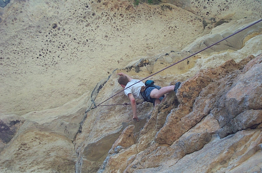 2000 08 05 Barton Creek Climbing-104