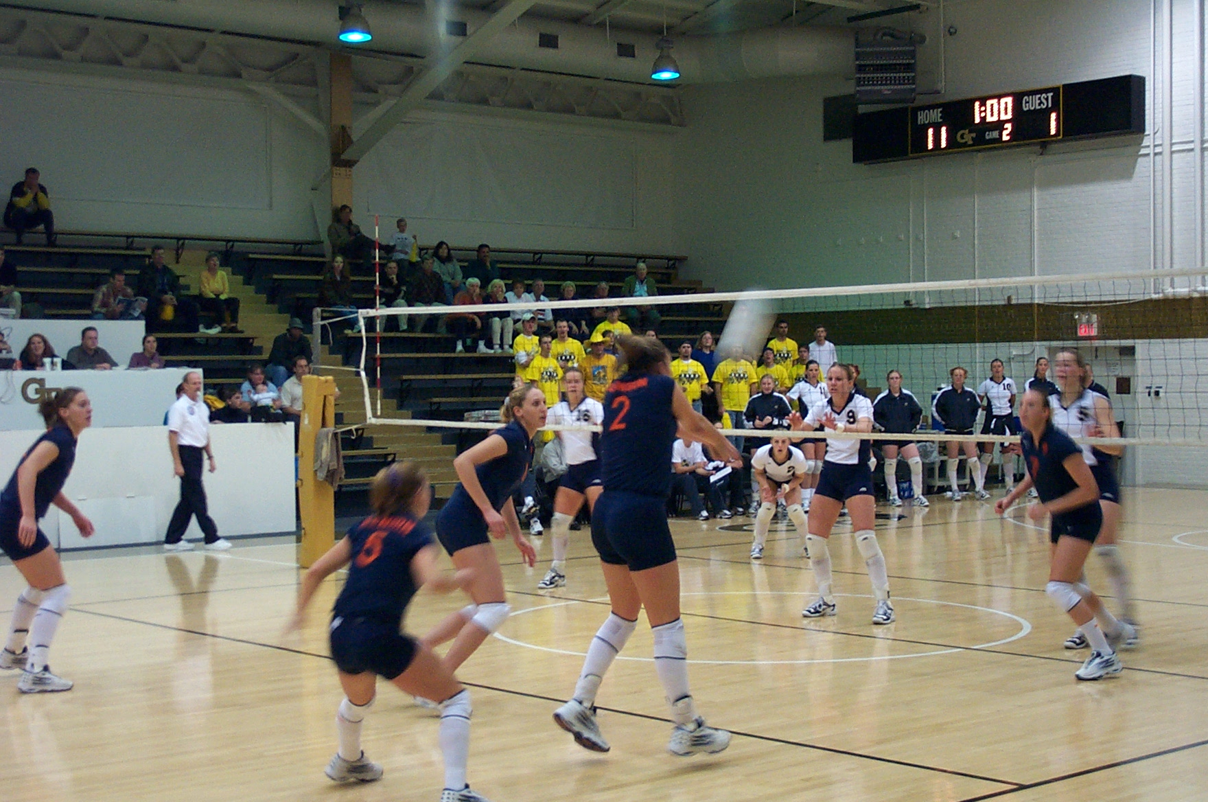 2000 10 10 Vollyball Tech Clemson-005