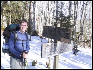 charlie at the end of chasteen creek trail 2