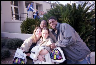 Anna, Esenam, Jennifer and a friend