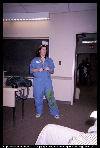 A Savannah college of Art and Design RA gives a presentation