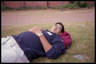 Arjun takes a break