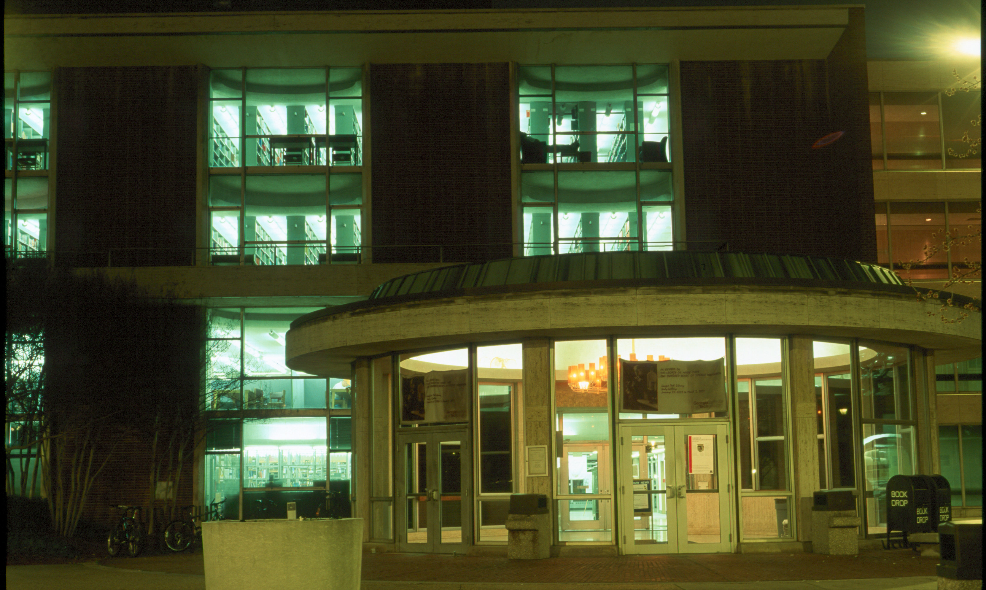 library-at-night