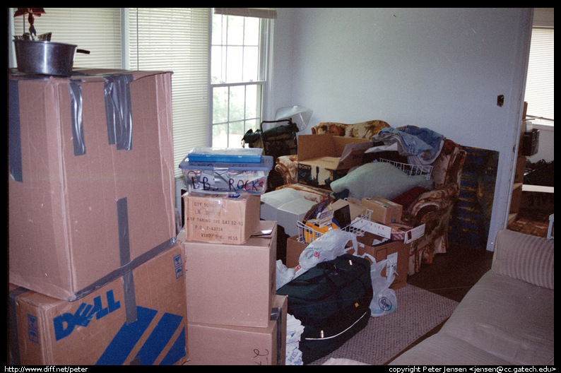 living room junk