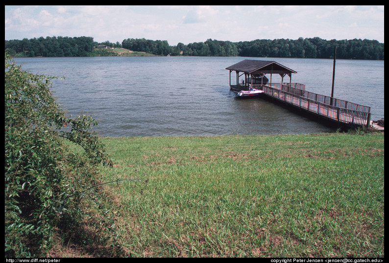 dock from the house